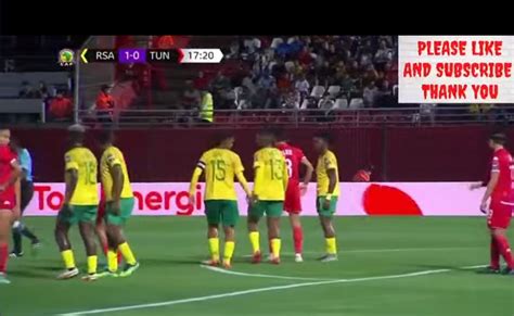 مباراة تونس وجنوب افريقيا